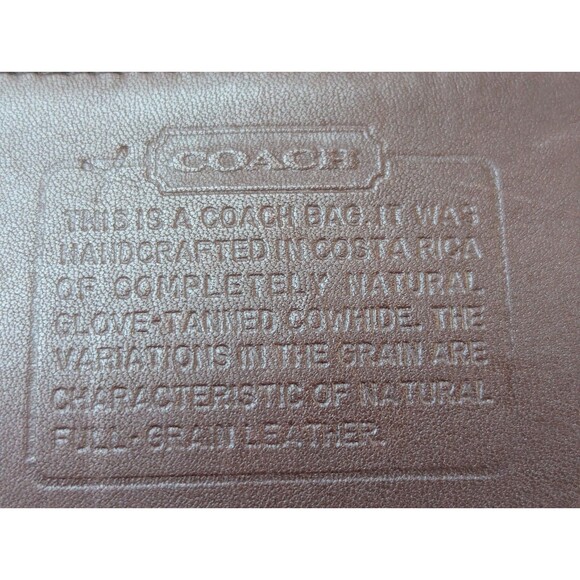 Coach Vintage XL Duffle Feed Sac 9085 in Mahogany Cowhide Leather - EUC - Picture 11 of 15